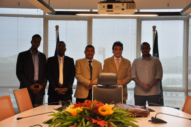 Visit by representative from the State of Somalia to MEDIU Visit by representative from the State of Somalia to MEDIU