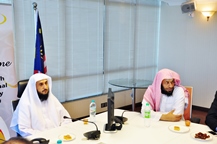 صور من زيارة مدير قناة خير السعودية الدكتور إبراهيم الخضيري لمقر الجامعة