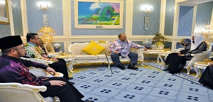 خطاب شكر وتقدير من مكتب ملك ولاية برليس الماليزية للمدير التنفيذي للجامعة