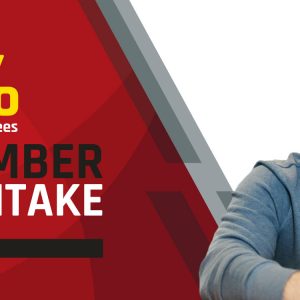 Up to 30% Discount on Tuition Fees for September 2020 Intake