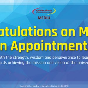 Congratulations on New Dean Appointment for 2021